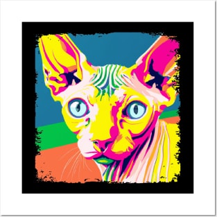 Sphynx Pop Art - Cat Lover Gift Posters and Art